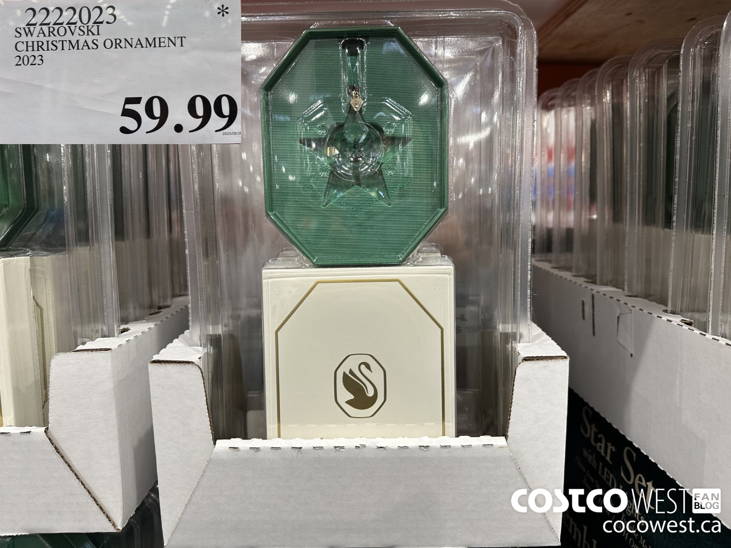 2222023 SWAROVSKI CHRISTMAS ORNAMENT 2023 $59.99