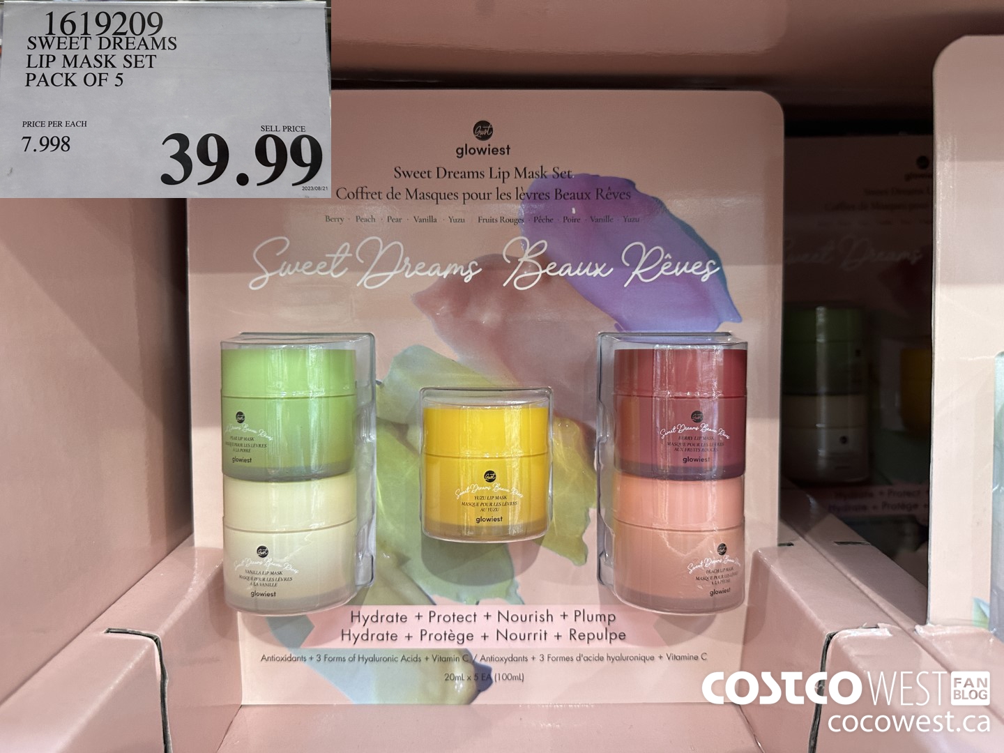 1619209 SWEET LIPS MASK SET PACK OF 5 $39.99