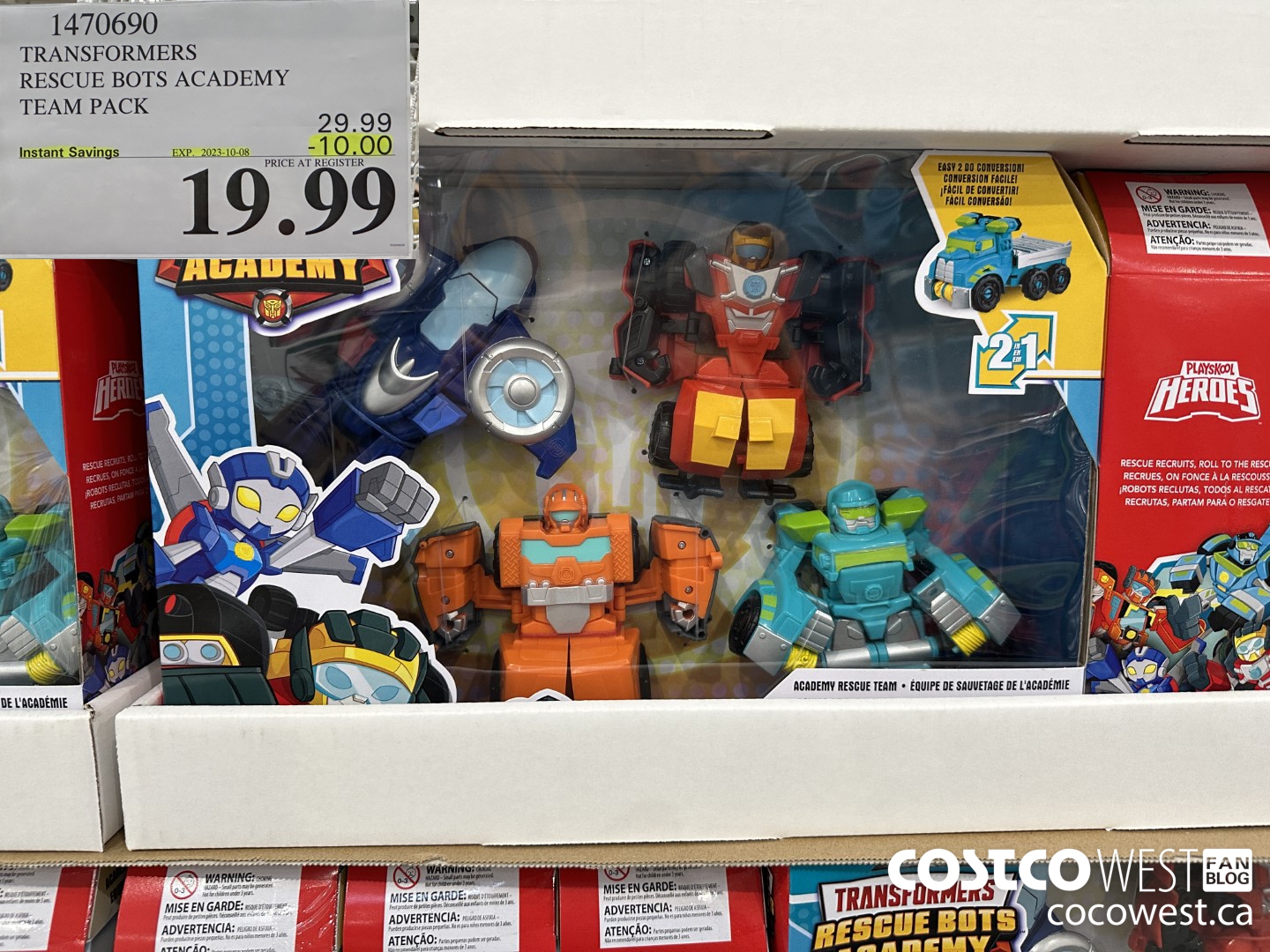 1470690 TRANSFORERS RESCUE BOTS ACADEMY TEAM PACK ($10.00 INSTANT SAVINGS EXPIRES ON 2023-10-08) $19.99