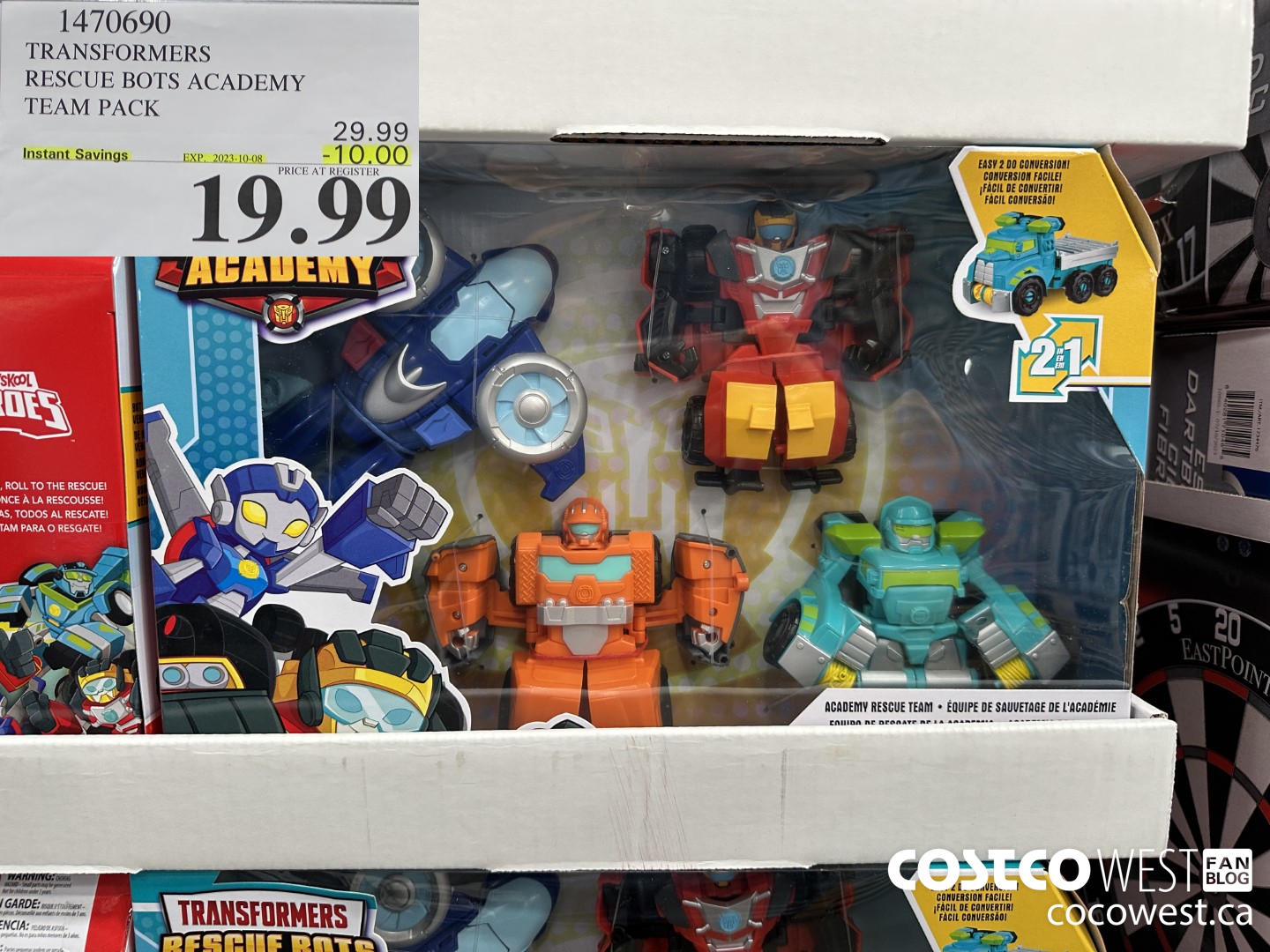 1470690 TRANSFORERS RESCUE BOTS ACADEMY TEAM PACK ($10.00 INSTANT SAVINGS EXPIRES ON 2023-10-08) $19.99