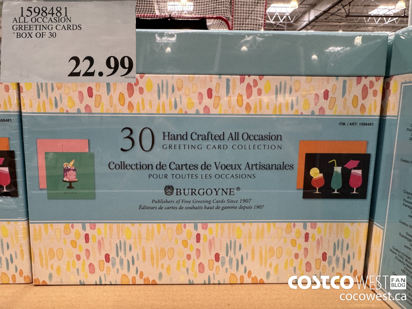 1598481 ALL OCCASION GREETING CARDS BOX OF 30 $22.99