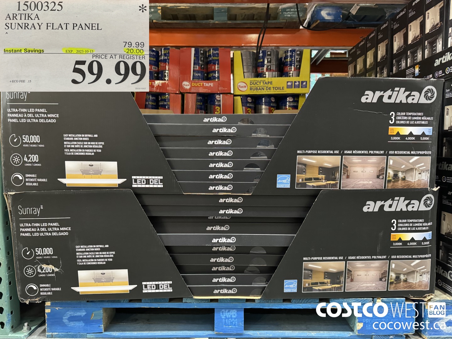 1500325 ARTIKA SUNRAY FLAT PANEL ($20.00 INSTANT SAVINGS EXPIRES ON 2023-10-13) $59.99