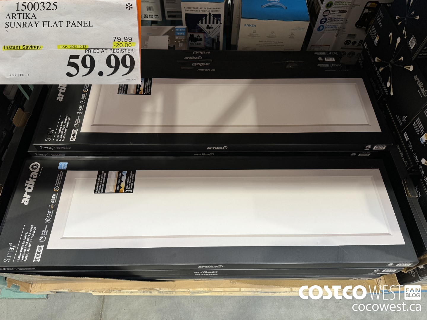 1500325 ARTIKA SUNRAY FLAT PANEL ($20.00 INSTANT SAVINGS EXPIRES ON 2023-10-13) $59.99