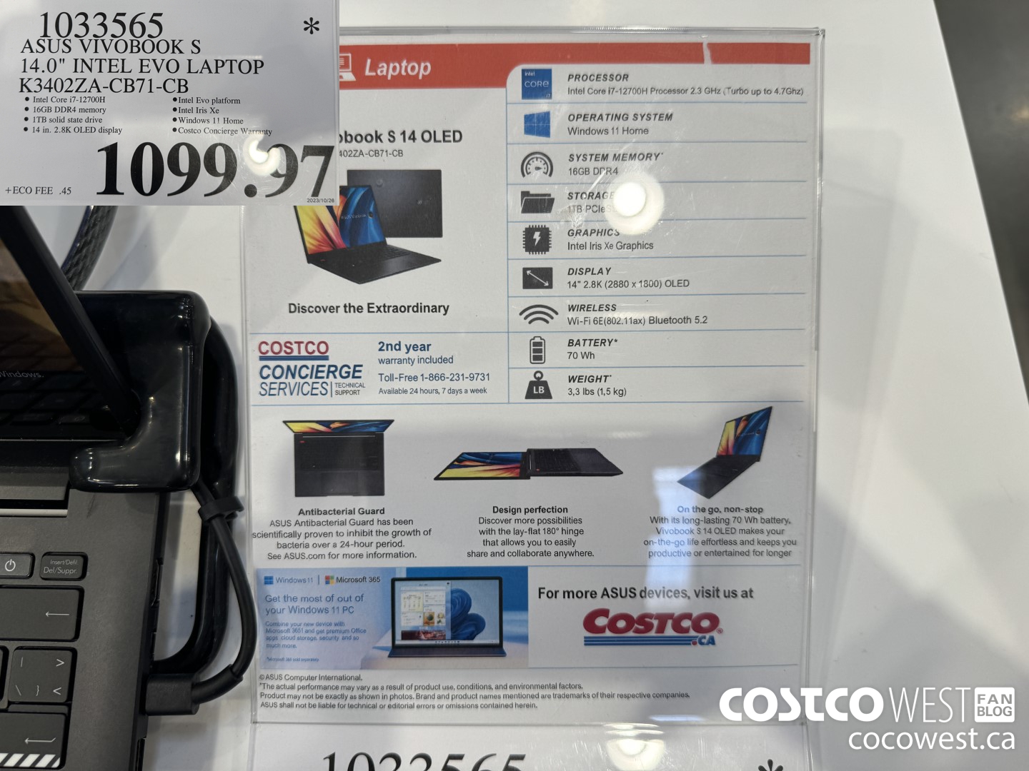 1033565 ASUS VIVOBOOK S 14