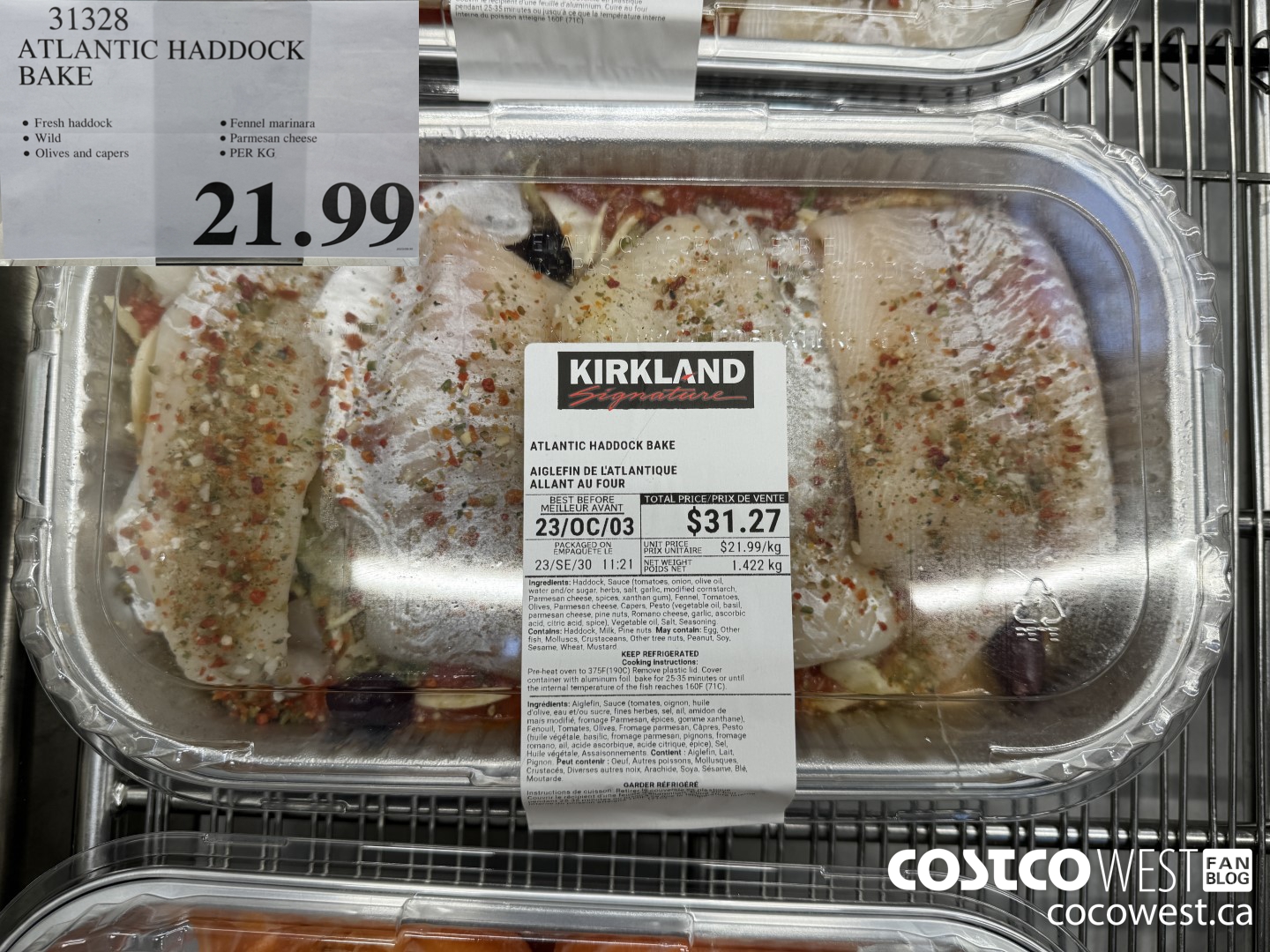 31328 ATLANTIC HADDOCK BAKE $21.99