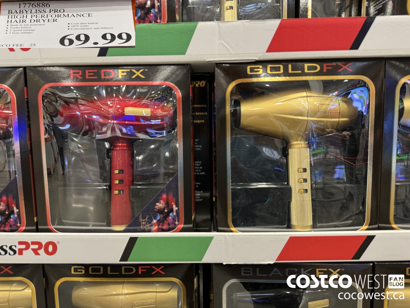 1776886 BABYLISS PRO HIGH PERFORMANCE HAIR DRYER $69.99