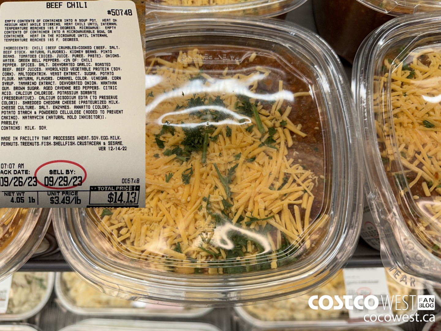 50748 BEEF CHILI $3.49