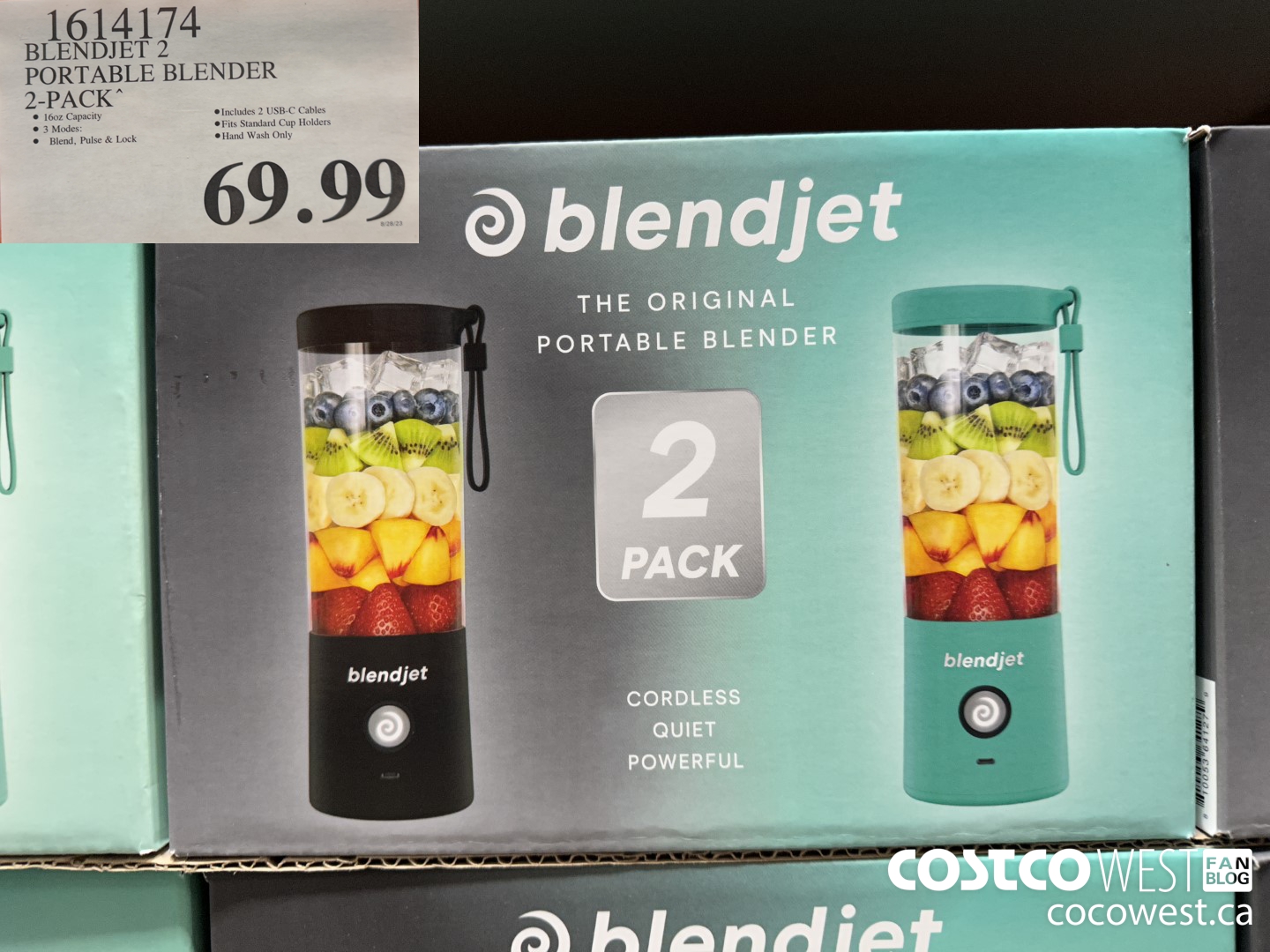 BlendJet 2 Portable Blender Mint 16oz (BRAND NEW FACTORY SEALED IN BOX)