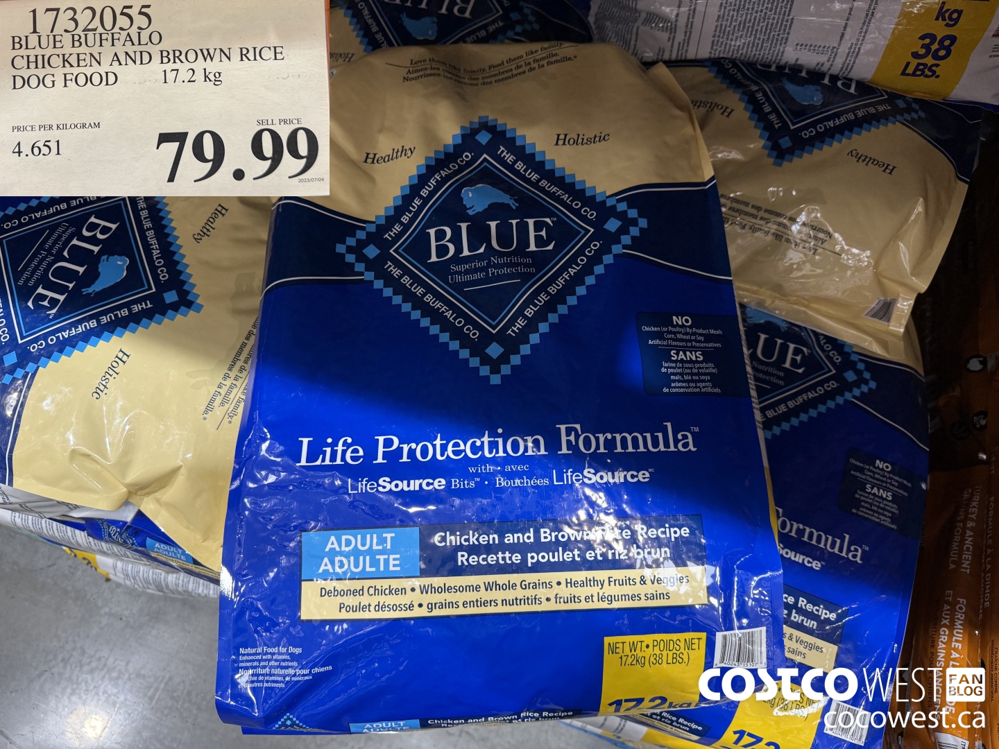 Does costco carry cheap blue buffalo dog food