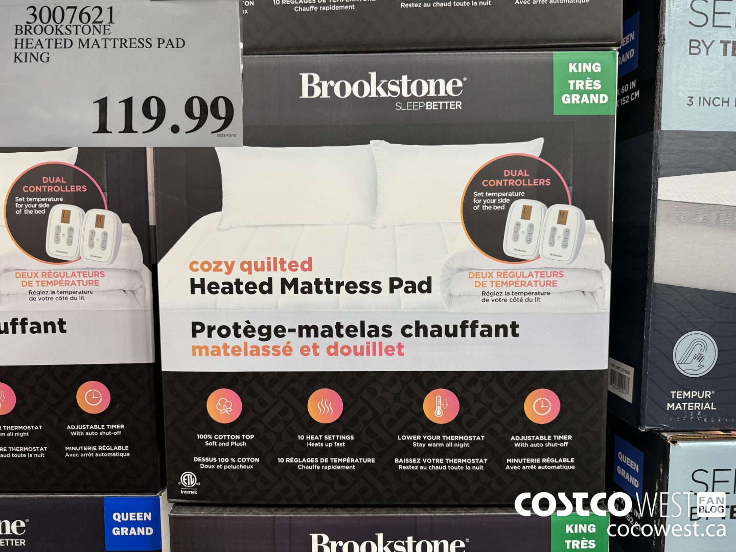 brookstone heated mattress pad troubleshooting