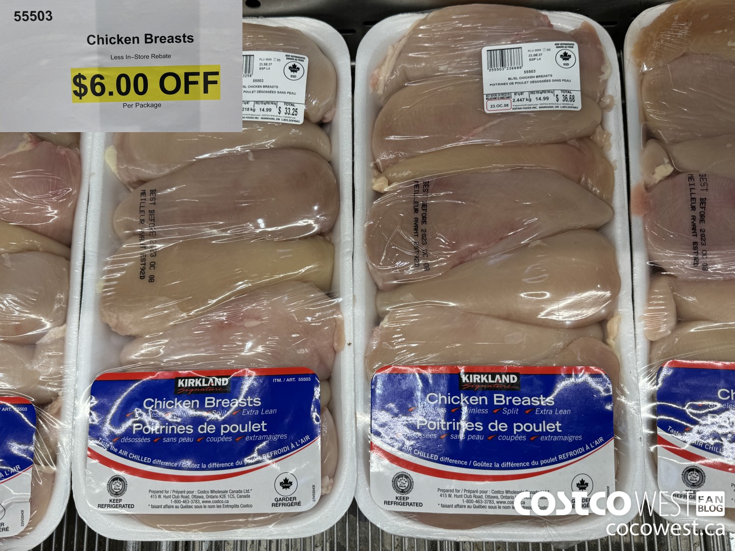 55503 CHICKEN BREAST ($6.00 INSTANT SAVINGS)