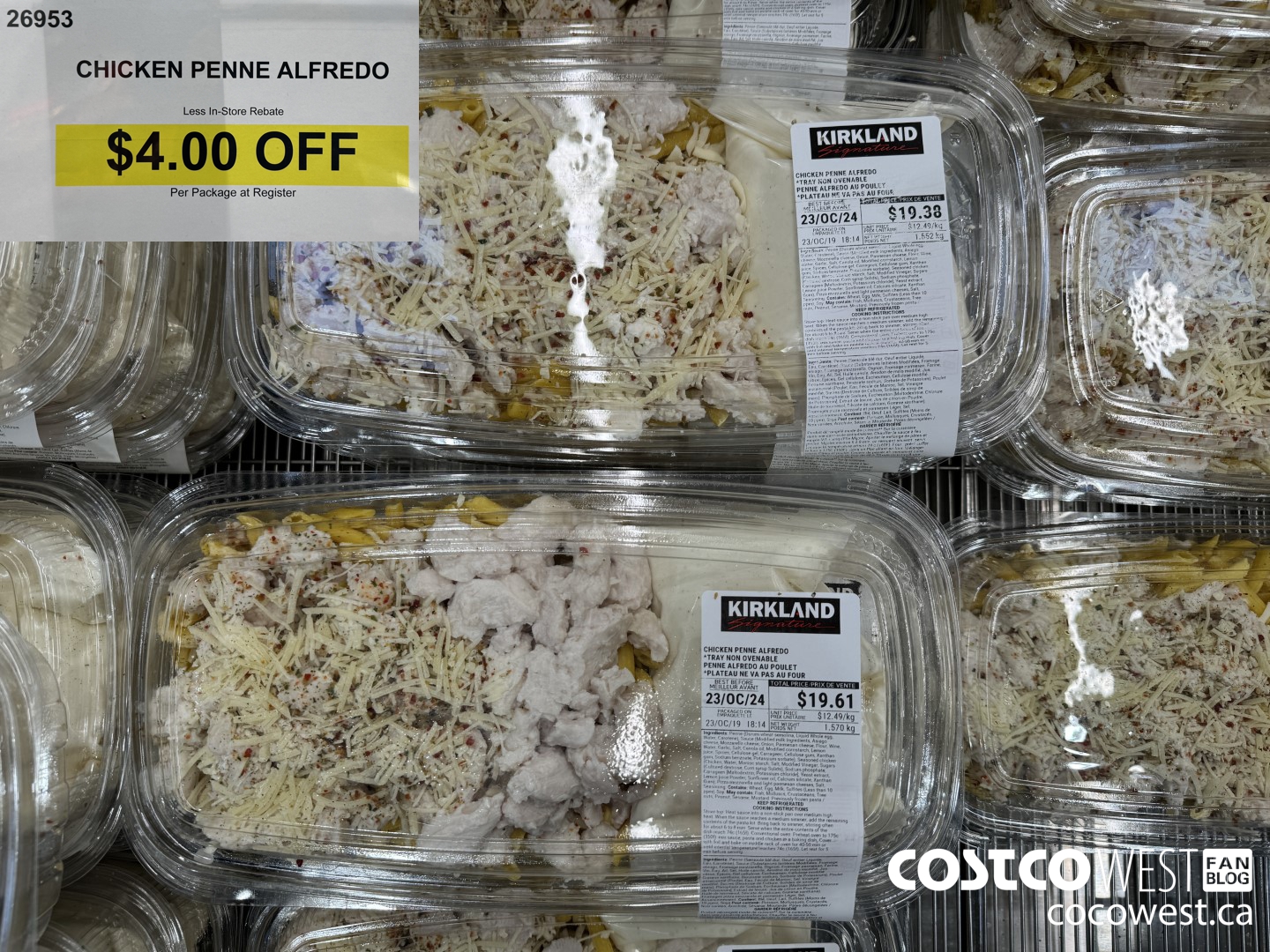 26953 CHICKEN PENNE ALFREDO  ($4.00 INSTANT SAVINGS)