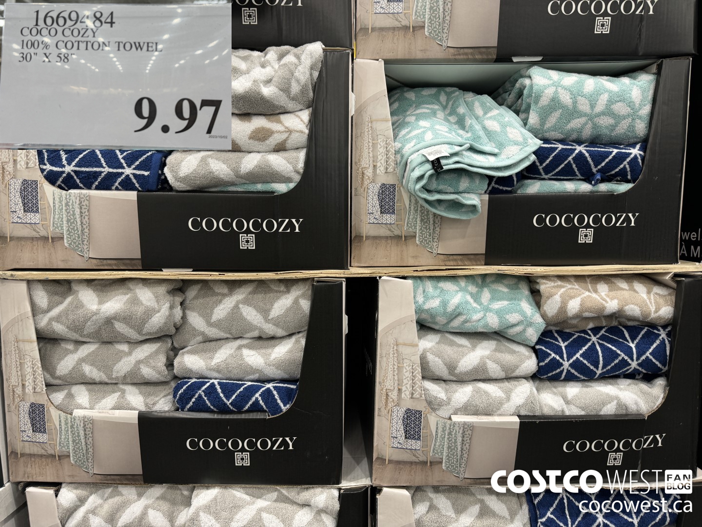 1669484 COCO COZY 100% COTTON TOWEL 30