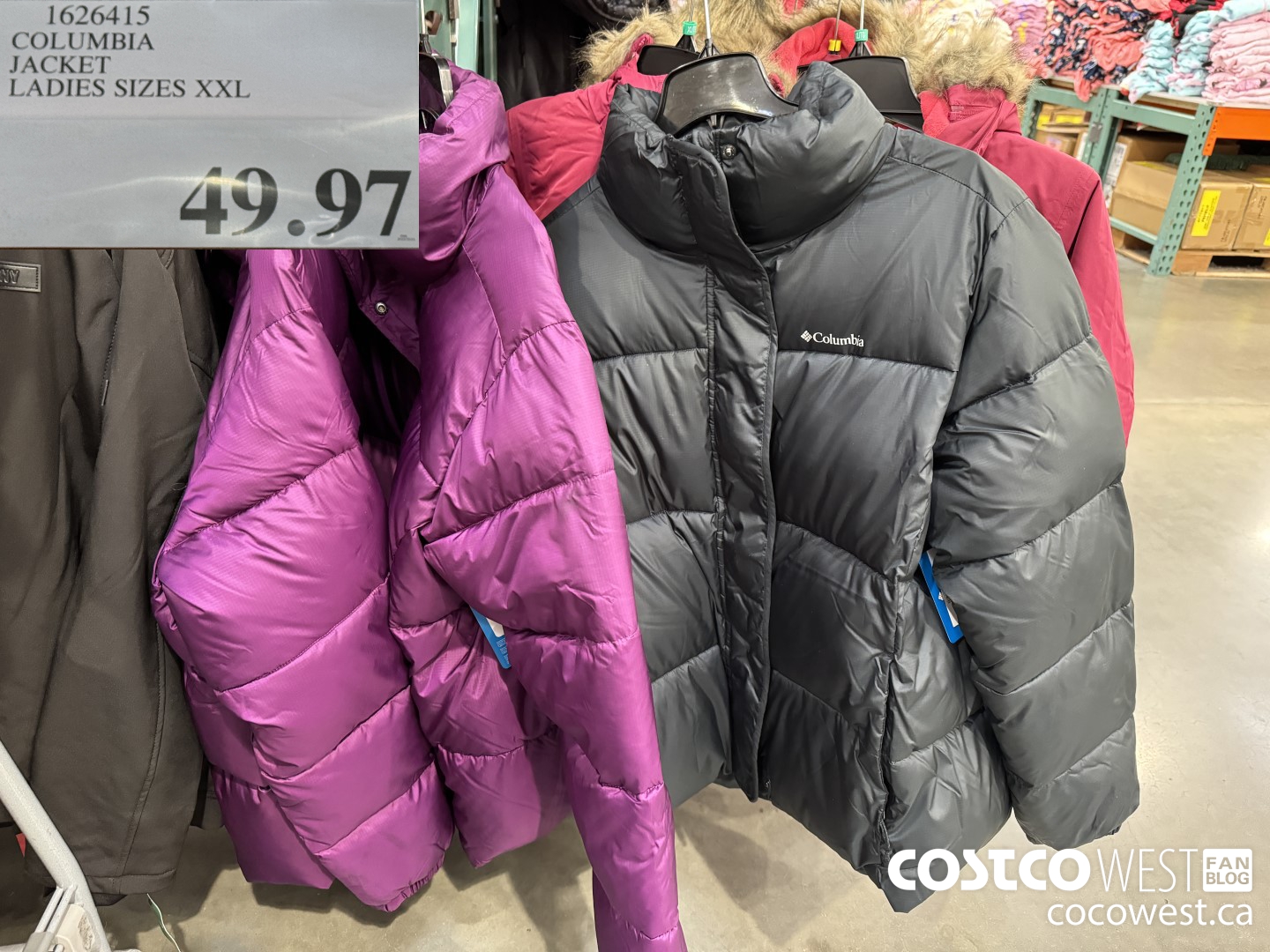 Columbia jacket hot sale costco