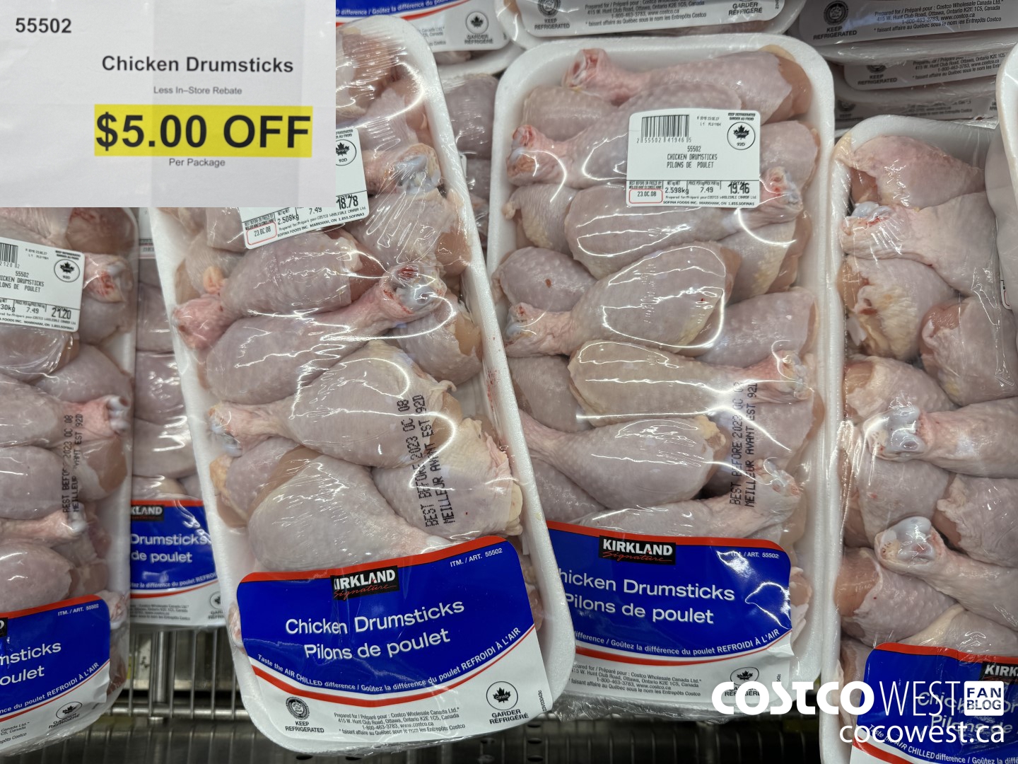 55502 Chicken Drumsticks  ($5.00 INSTANT SAVINGS)