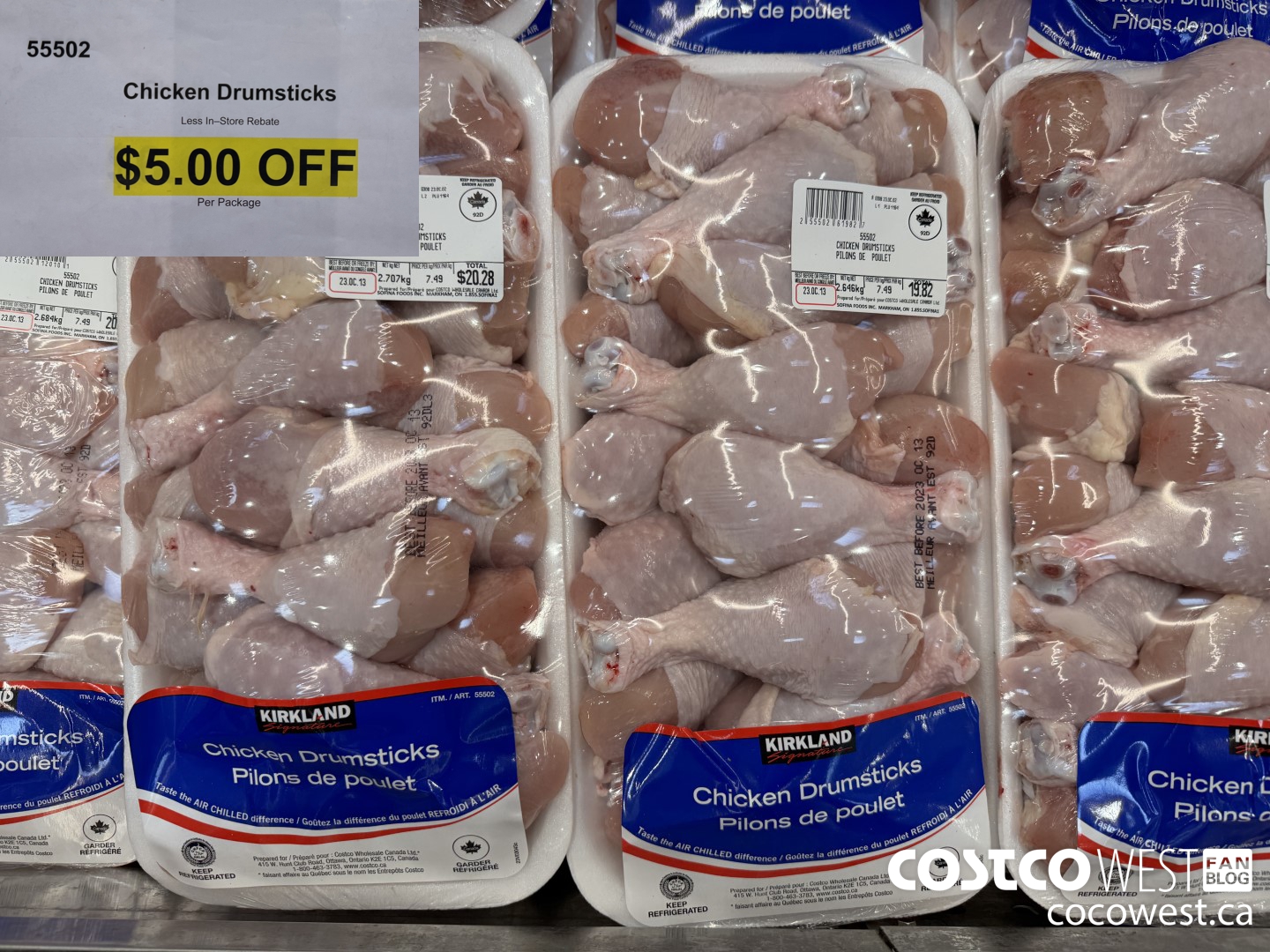 55502 Chicken Drumsticks  ($5.00 INSTANT SAVINGS)
