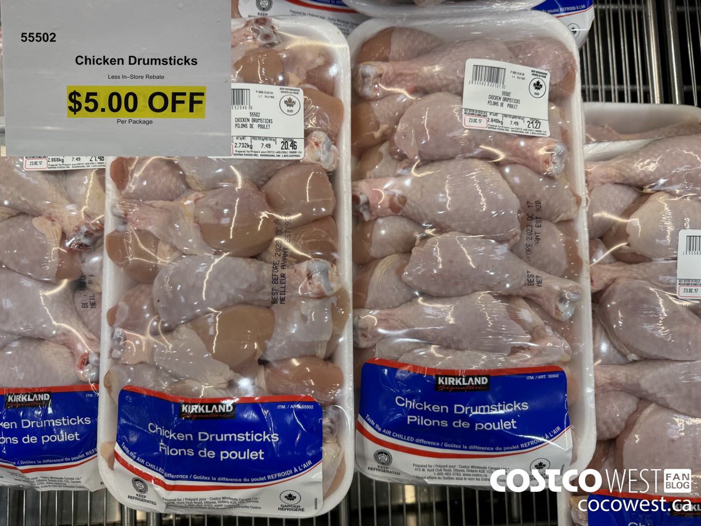 55502 Chicken Drumsticks  ($5.00 INSTANT SAVINGS)