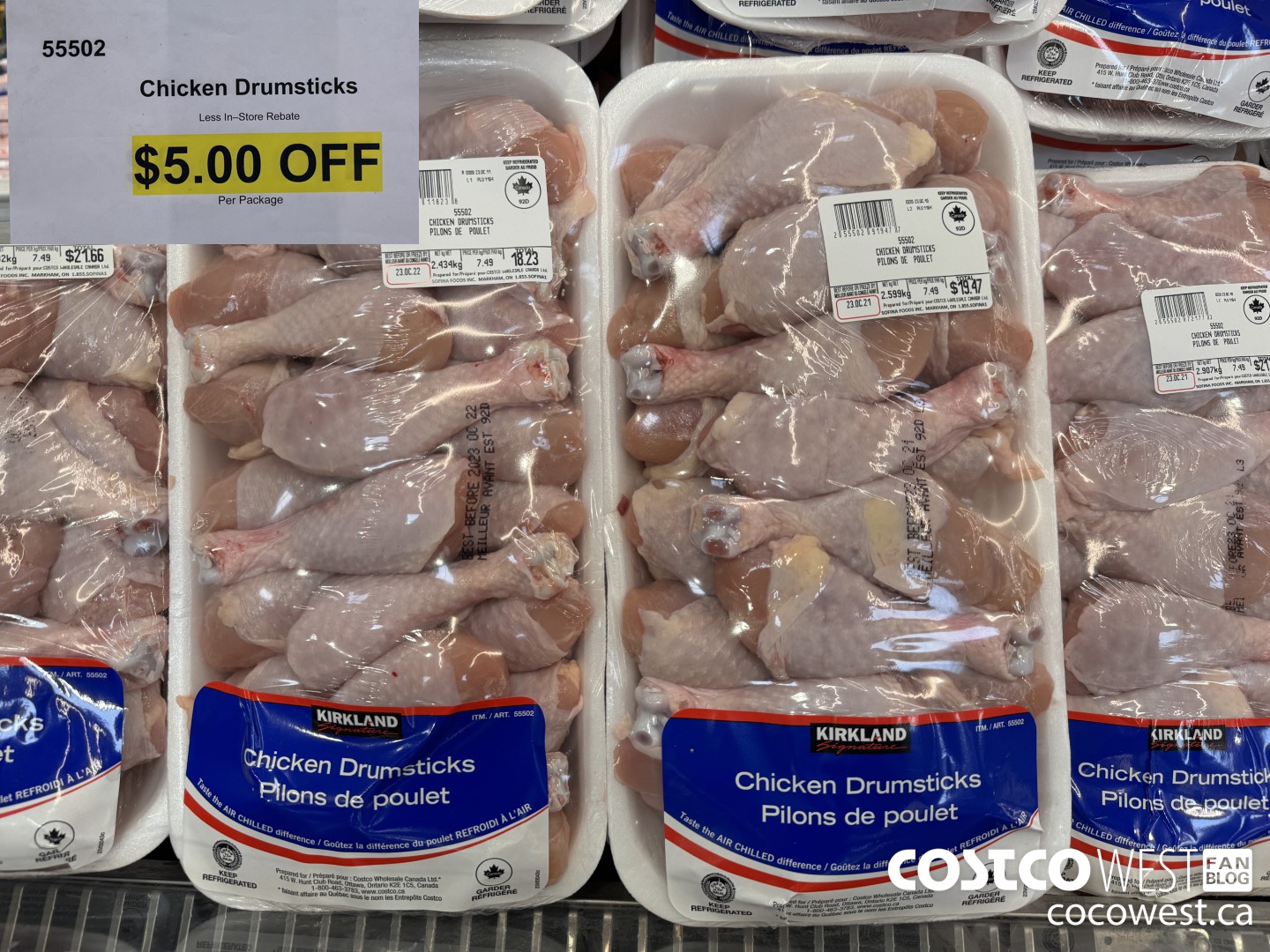 55502 Chicken Drumsticks  ($5.00 INSTANT SAVINGS)