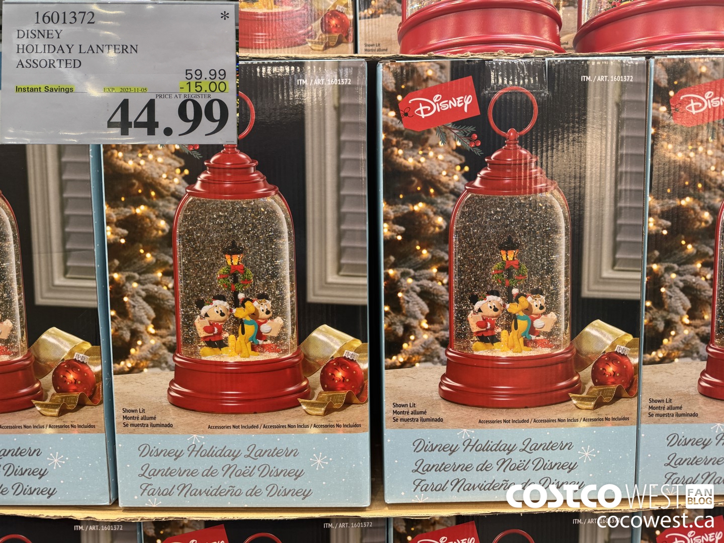 1601372 DISNEY HOLIDAY LANTERN ASSORTED ($15.00 INSTANT SAVINGS EXPIRES ON 2023-11-05) $44.99