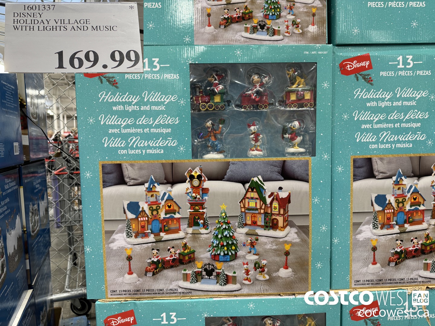 1601337 DISNEY HOLIDAY VILLAGE WITH LIGHTS AND MUSIC $169.99