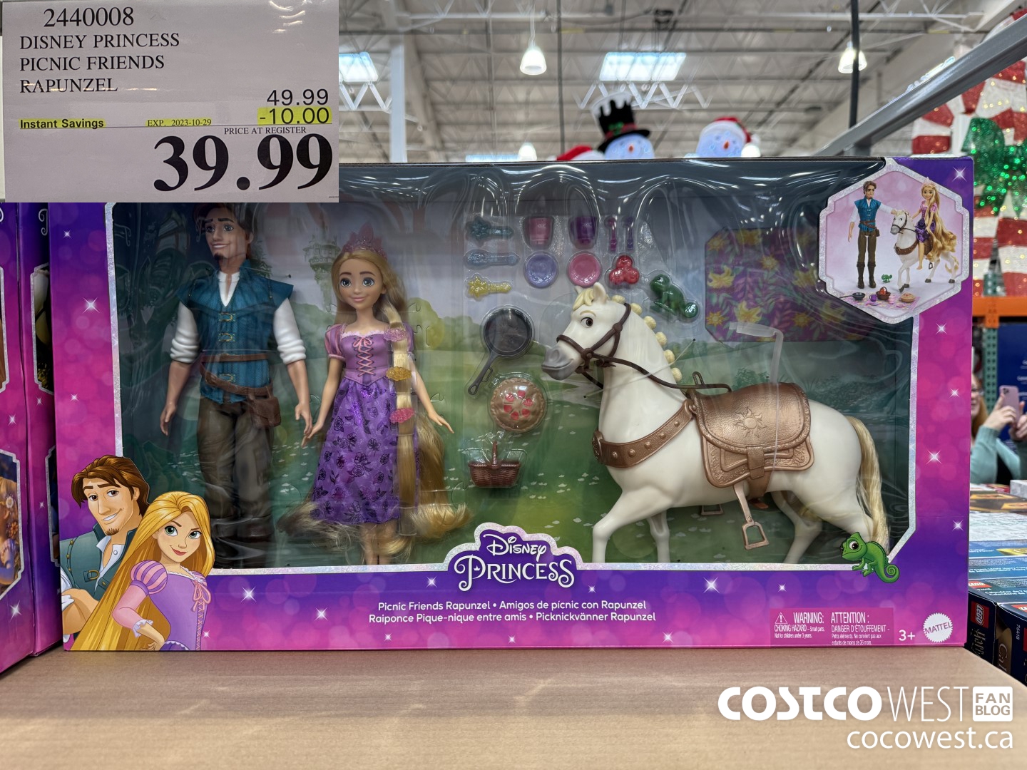 2440008 DISNEY PRINCESS PICNIC FRIENDS RAPUNZEL ($10.00 INSTANT SAVINGS EXPIRES ON 2023-10-29) $39.99
