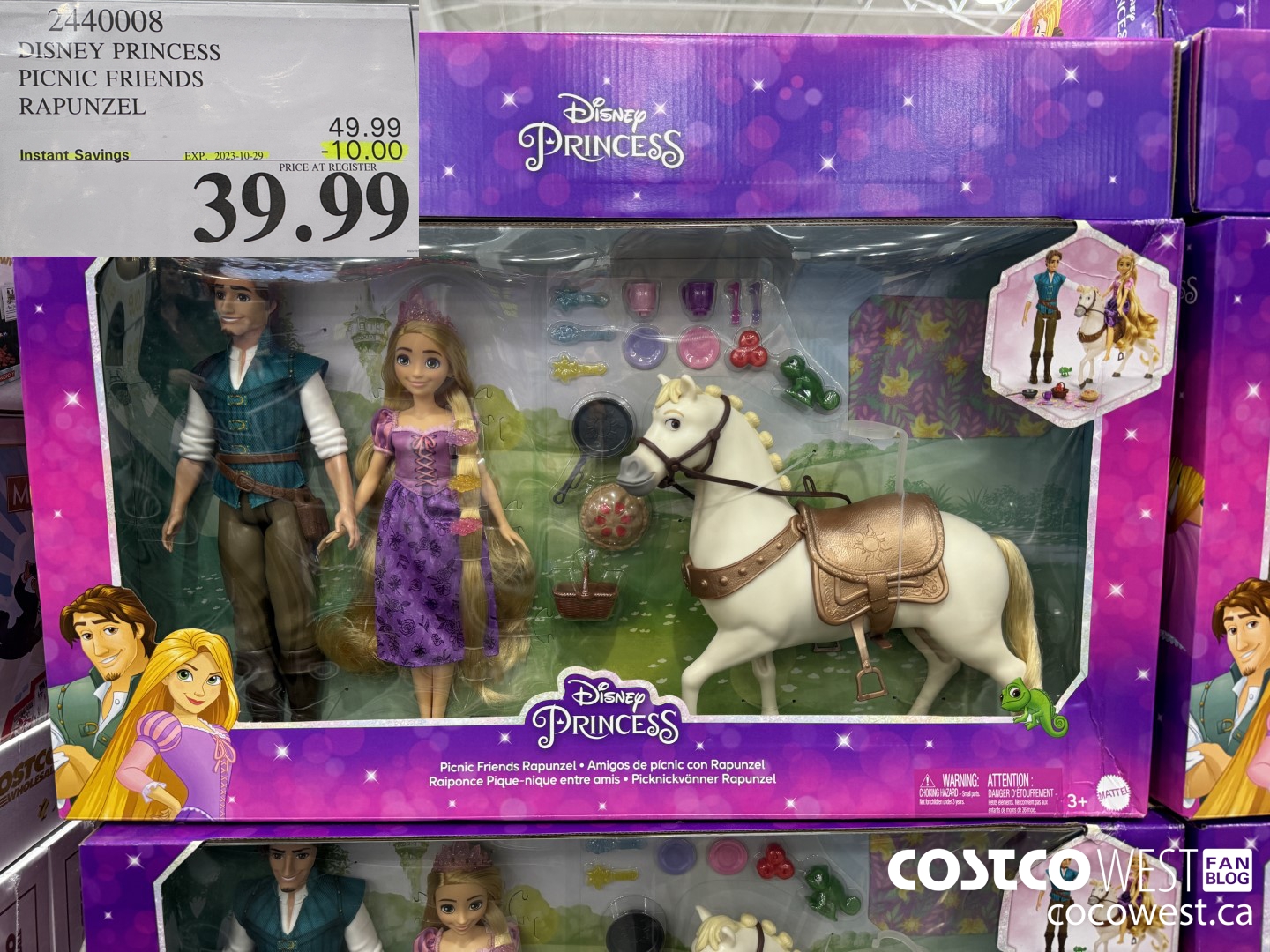 2440008 DISNEY PRINCESS PICNIC FRIENDS RAPUNZEL ($10.00 INSTANT SAVINGS EXPIRES ON 2023-10-29) $39.99