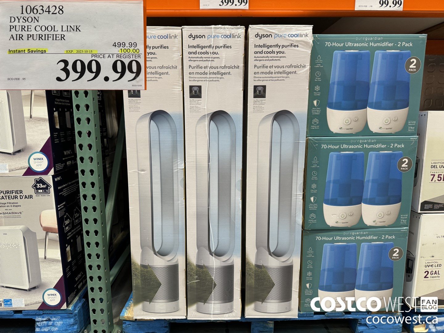 1063428 DYSON PURE COOL LINK AIR PURIFIER ($100.00 INSTANT SAVINGS EXPIRES ON 2023-10-15) $399.99