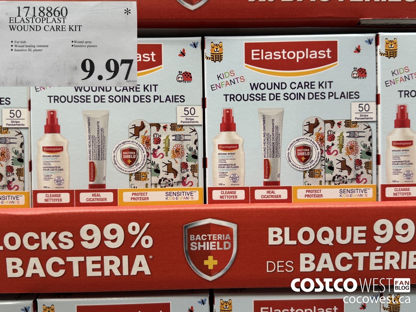 1718860 ELASTOPLAST WOUND CARE KIT $9.97