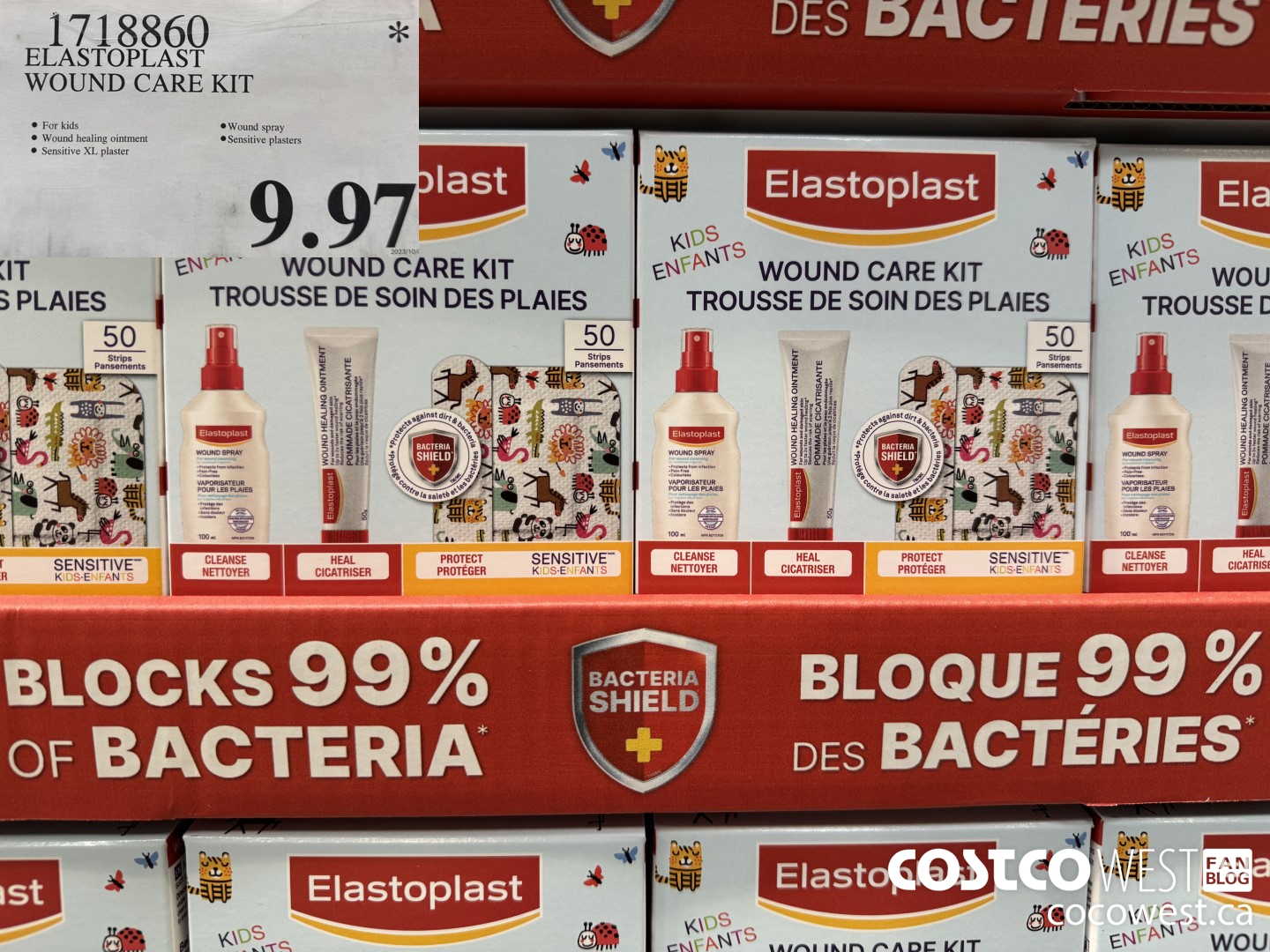 1718860 ELASTOPLAST WOUND CARE KIT $9.97