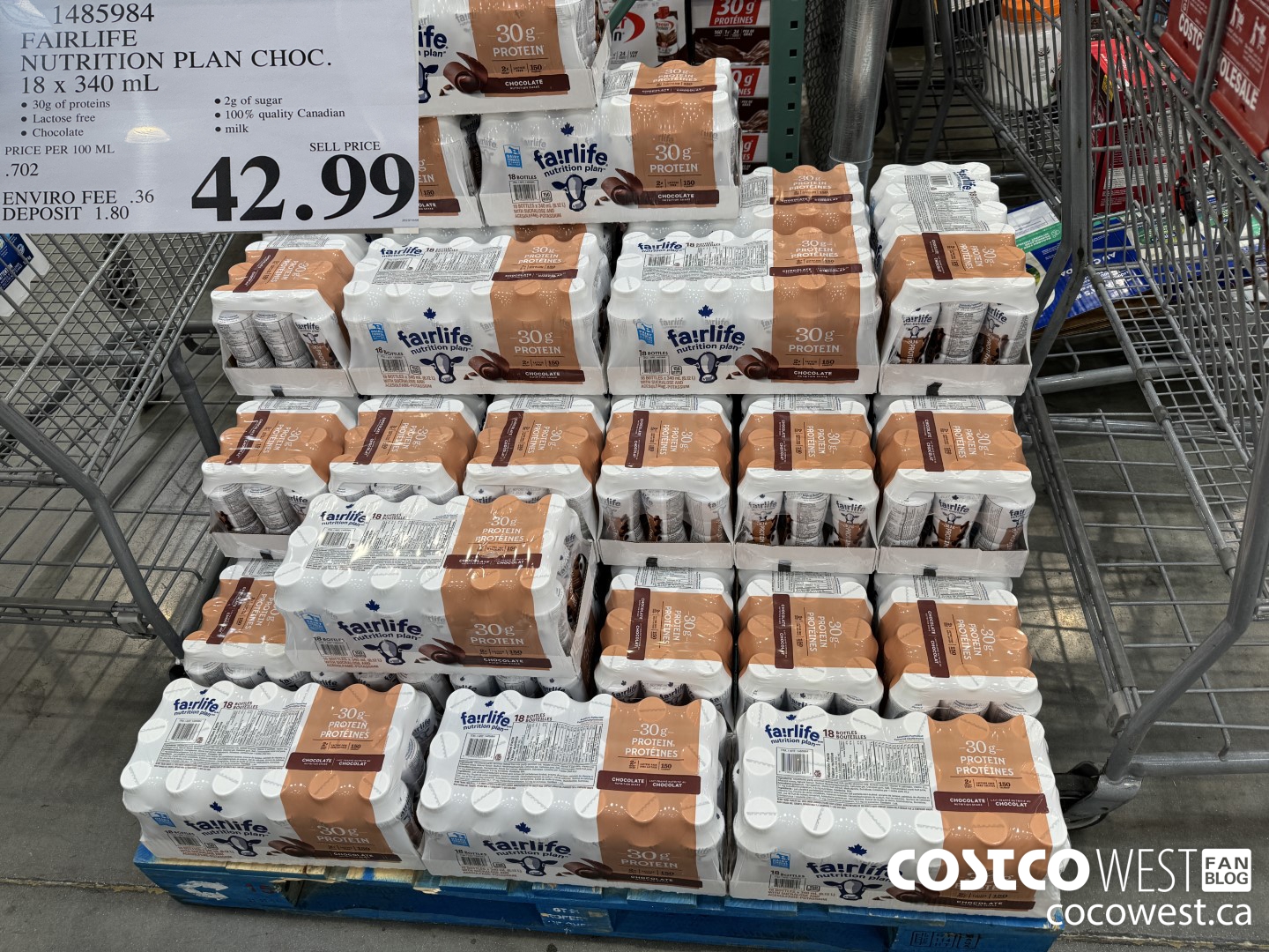 1485984 FAIRLIFE NUTRITION PLAN CHOC. 18 X 340 ML $42.99