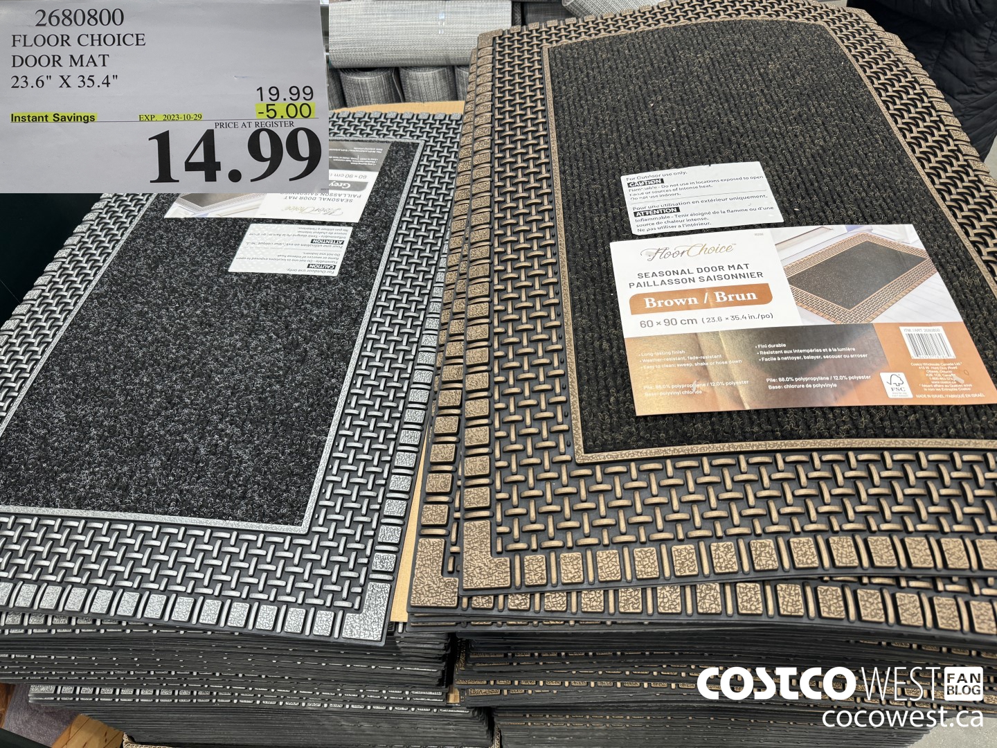 2680800 FLOOR CHOICE DOOR MAT 23.6