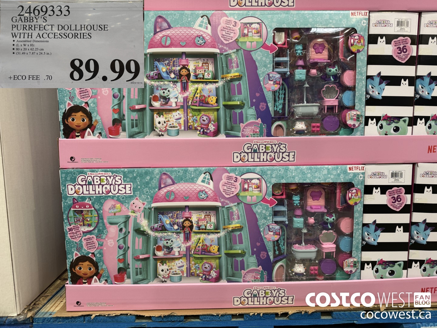 2469333 GABBY'S PURRFECT DOLLHOUSE WITH ACCESSORIES $89.99