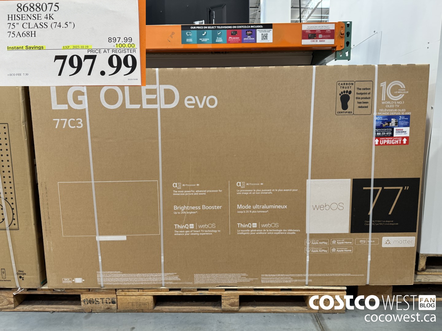 8688075 HISENSE 4K 75