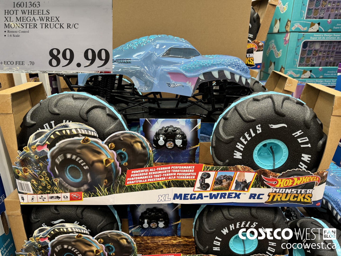 1601363 HOT WHEELS XL MEGA-WREX MONSTER TRUCK R/C $89.99