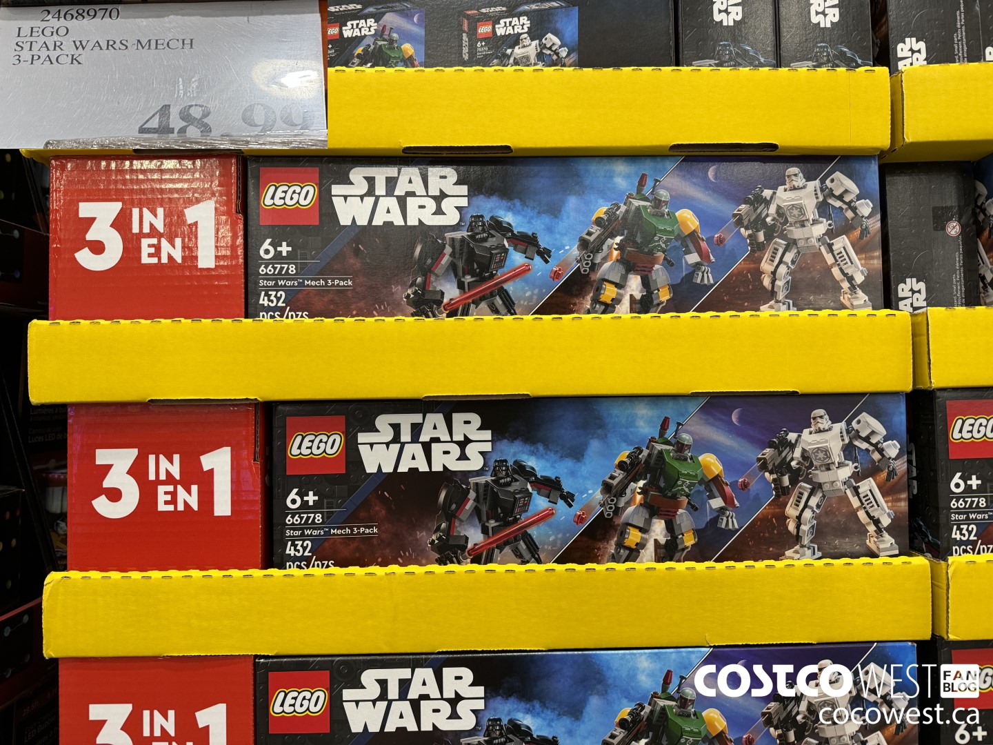 2468970 LEGO STAR WARS MERCH 3-PACK $48.99