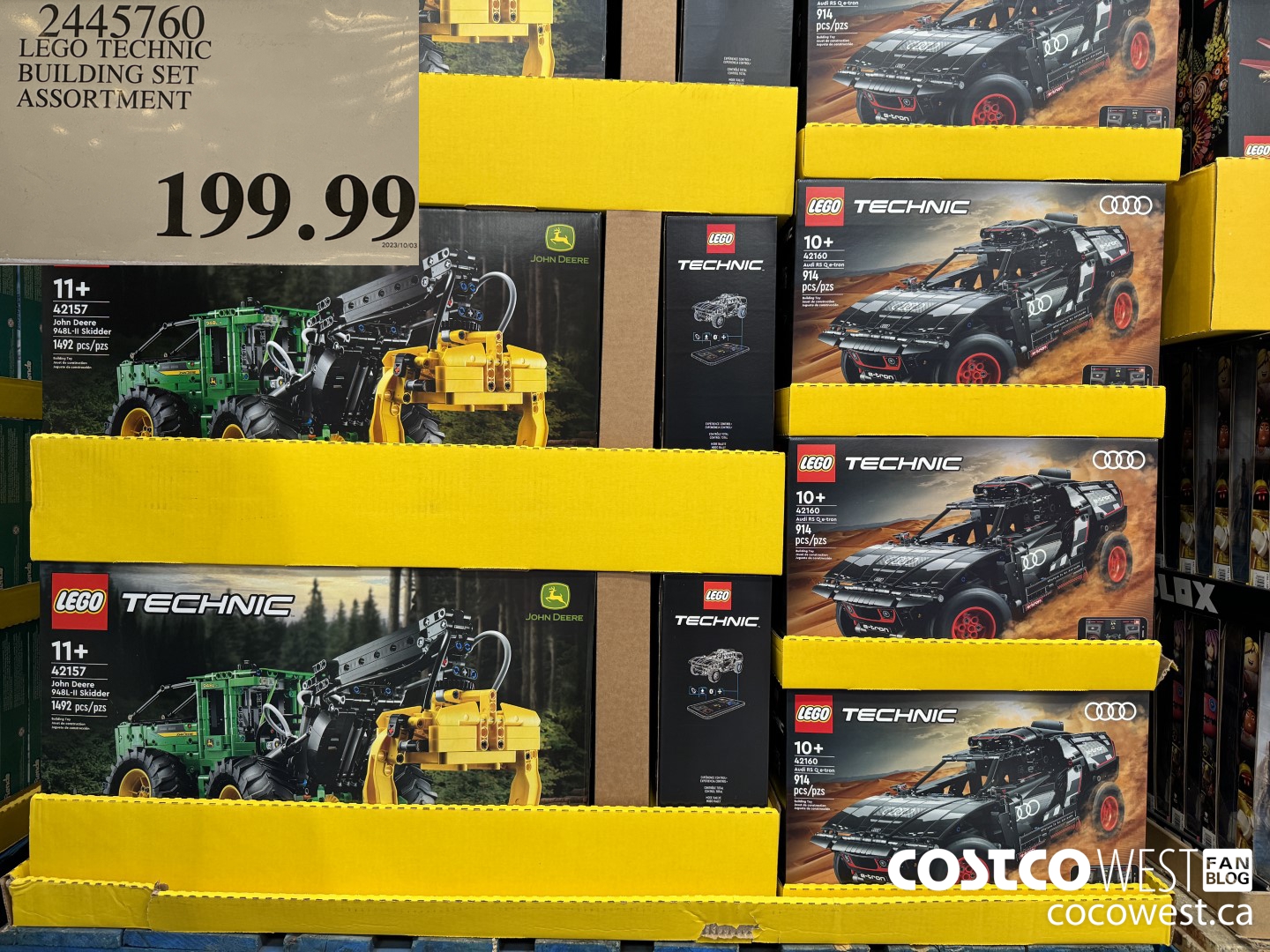 2445760 LEGO TECHNIC BULDING SET ASSORTMENT $199.99