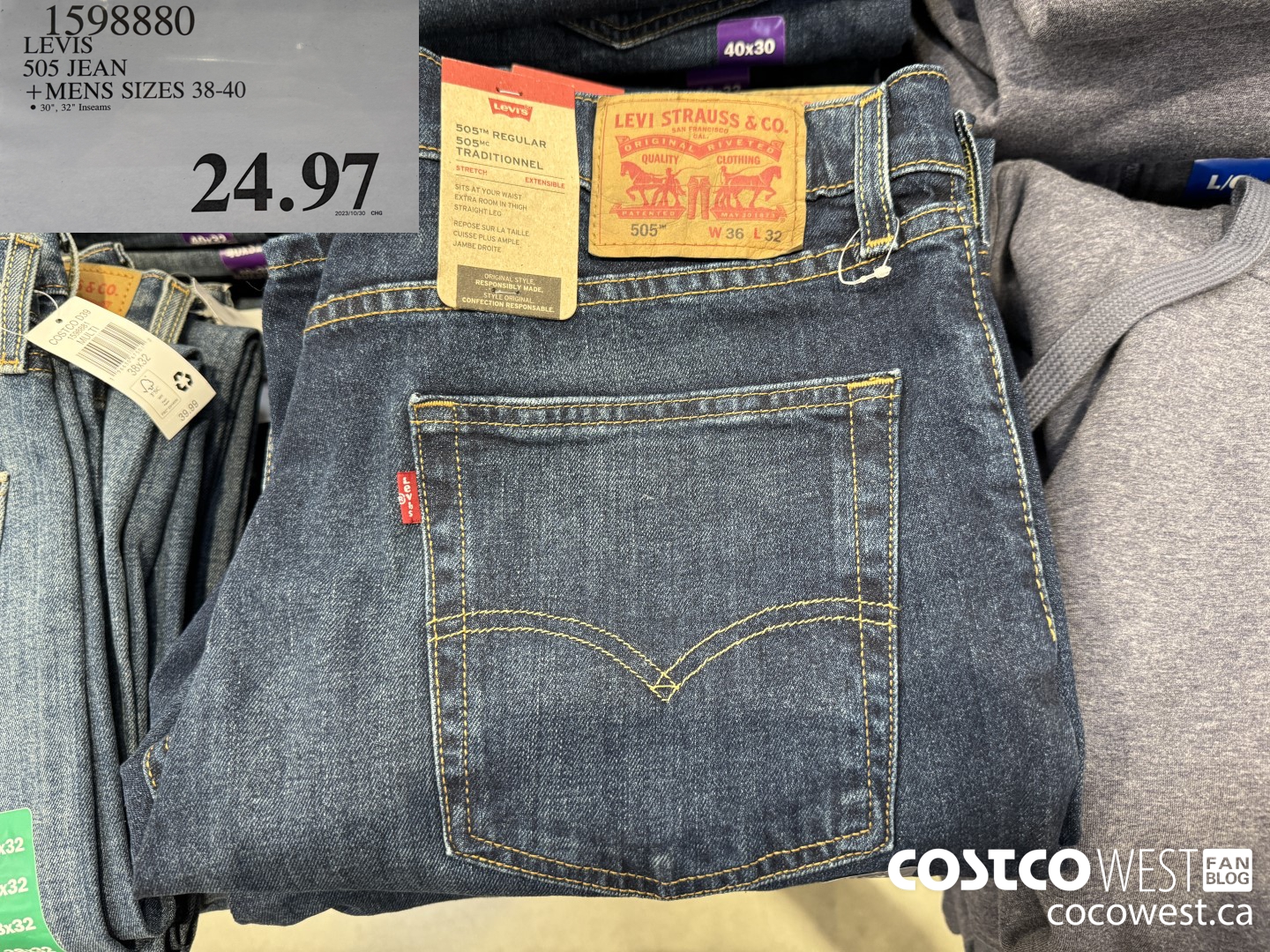 Levi 505 hot sale costco