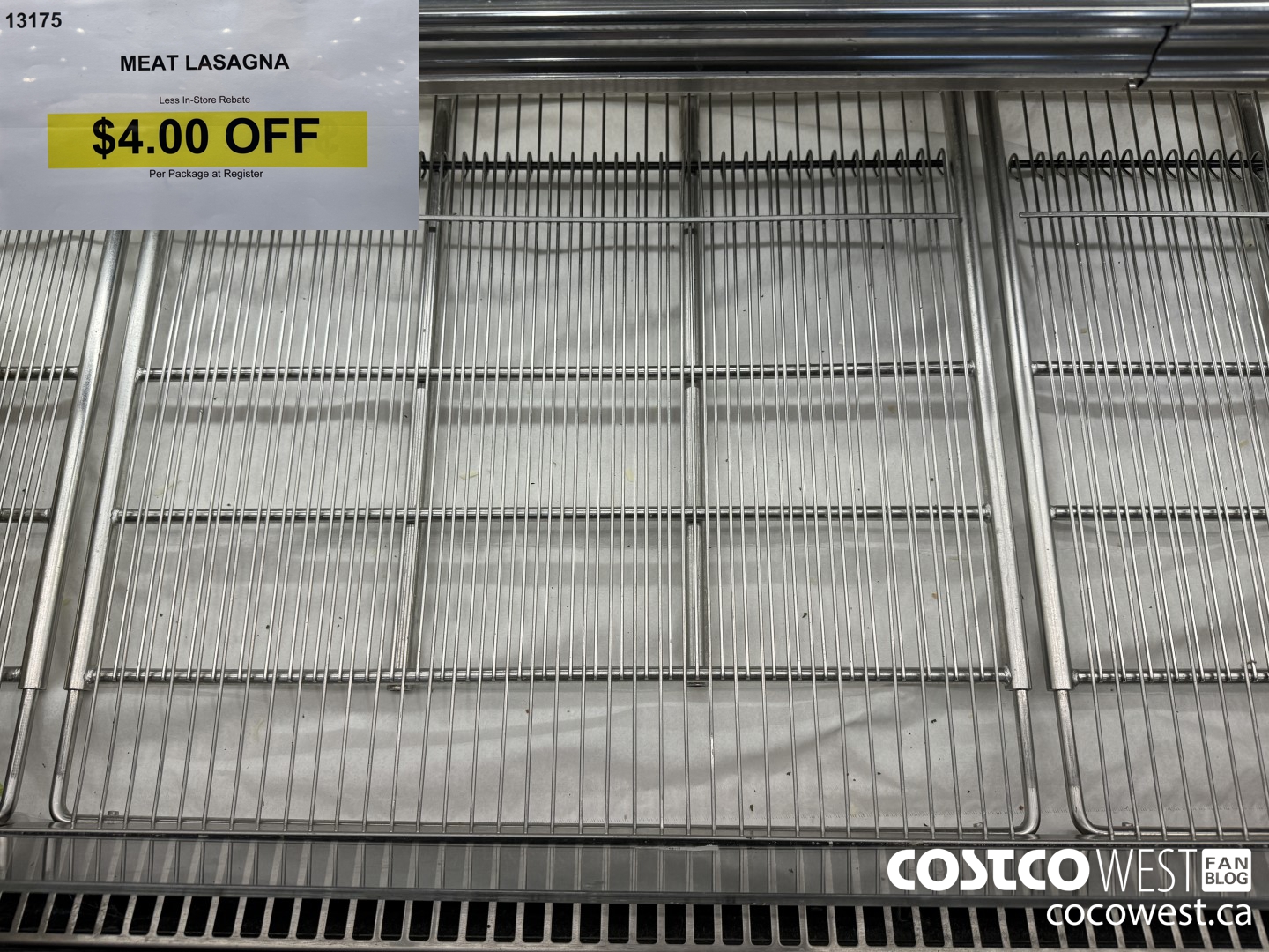 13175 MEAT LASAGNA ($4.00 INSTANT SAVINGS)