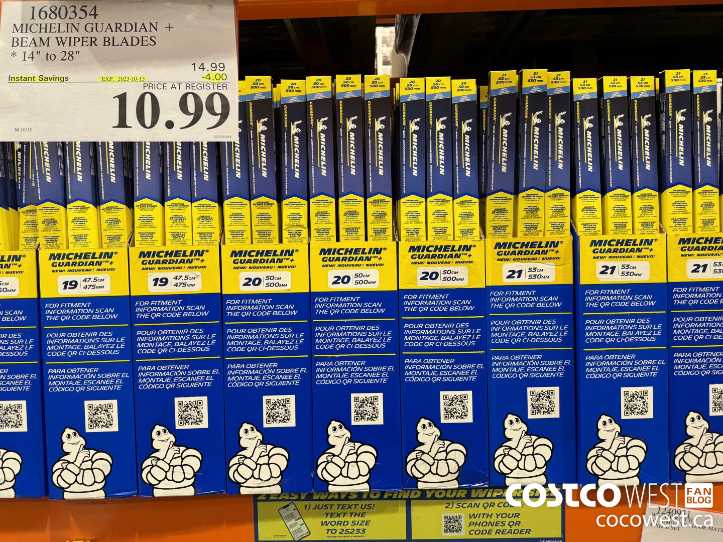 1680354 MICHELIN GUARDIAN + BEAM WIPER BLADES 14