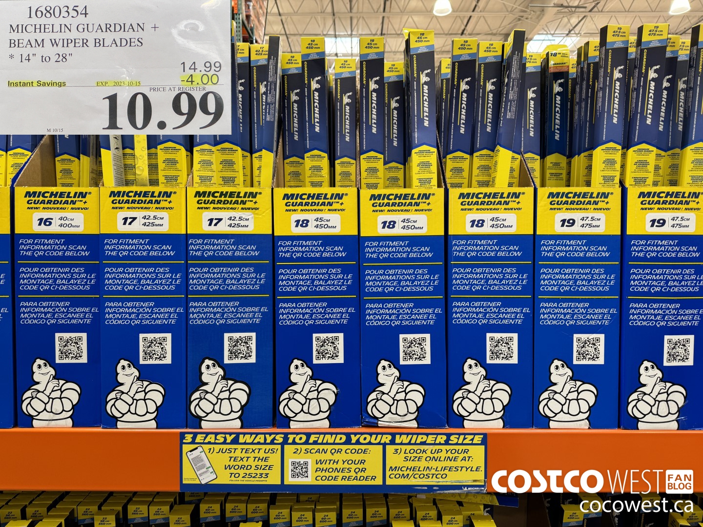 1680354 MICHELIN GUARDIAN + BEAM WIPER BLADES 14