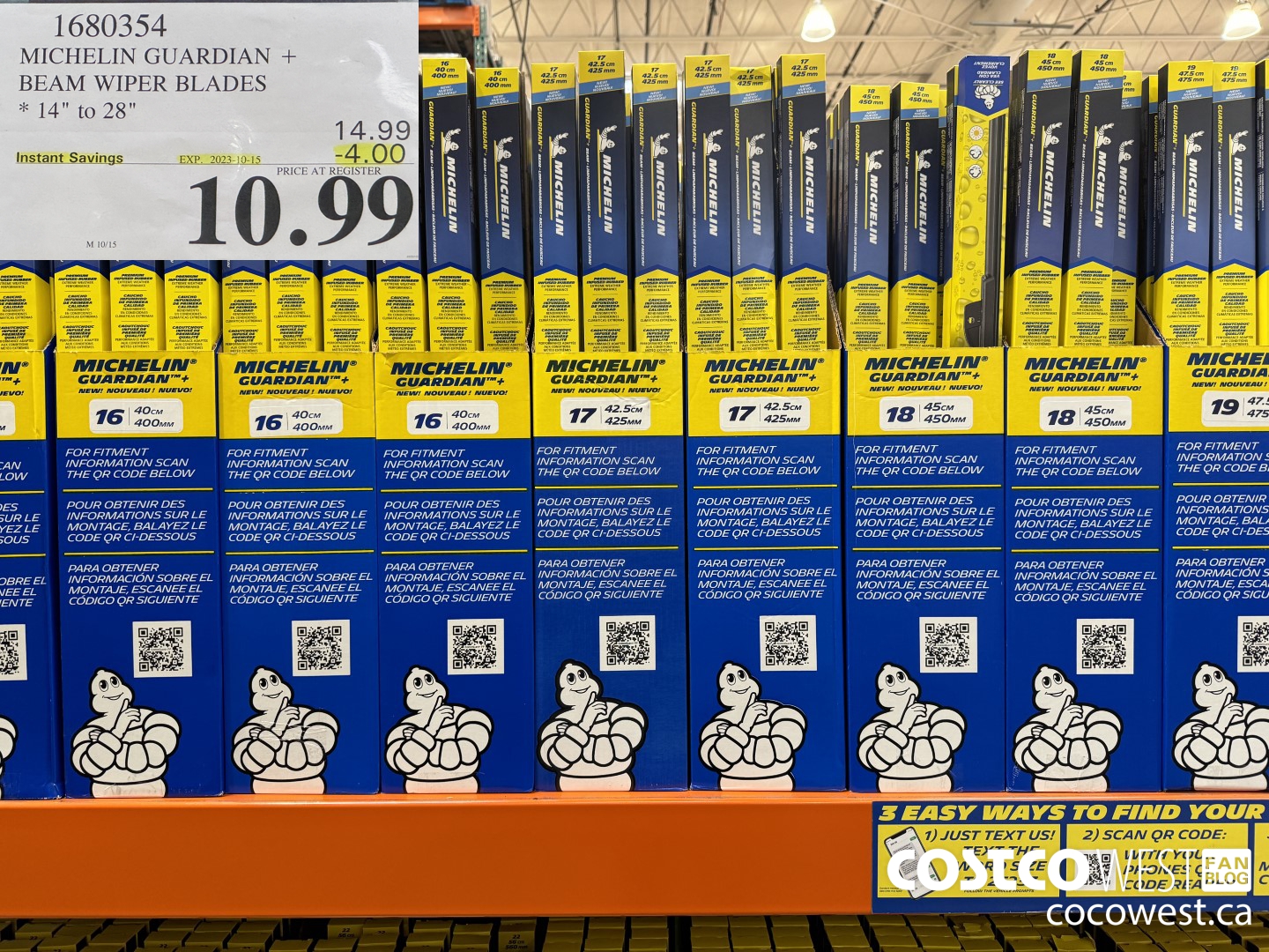 1680354 MICHELIN GUARDIAN + BEAM WIPER BLADES 14