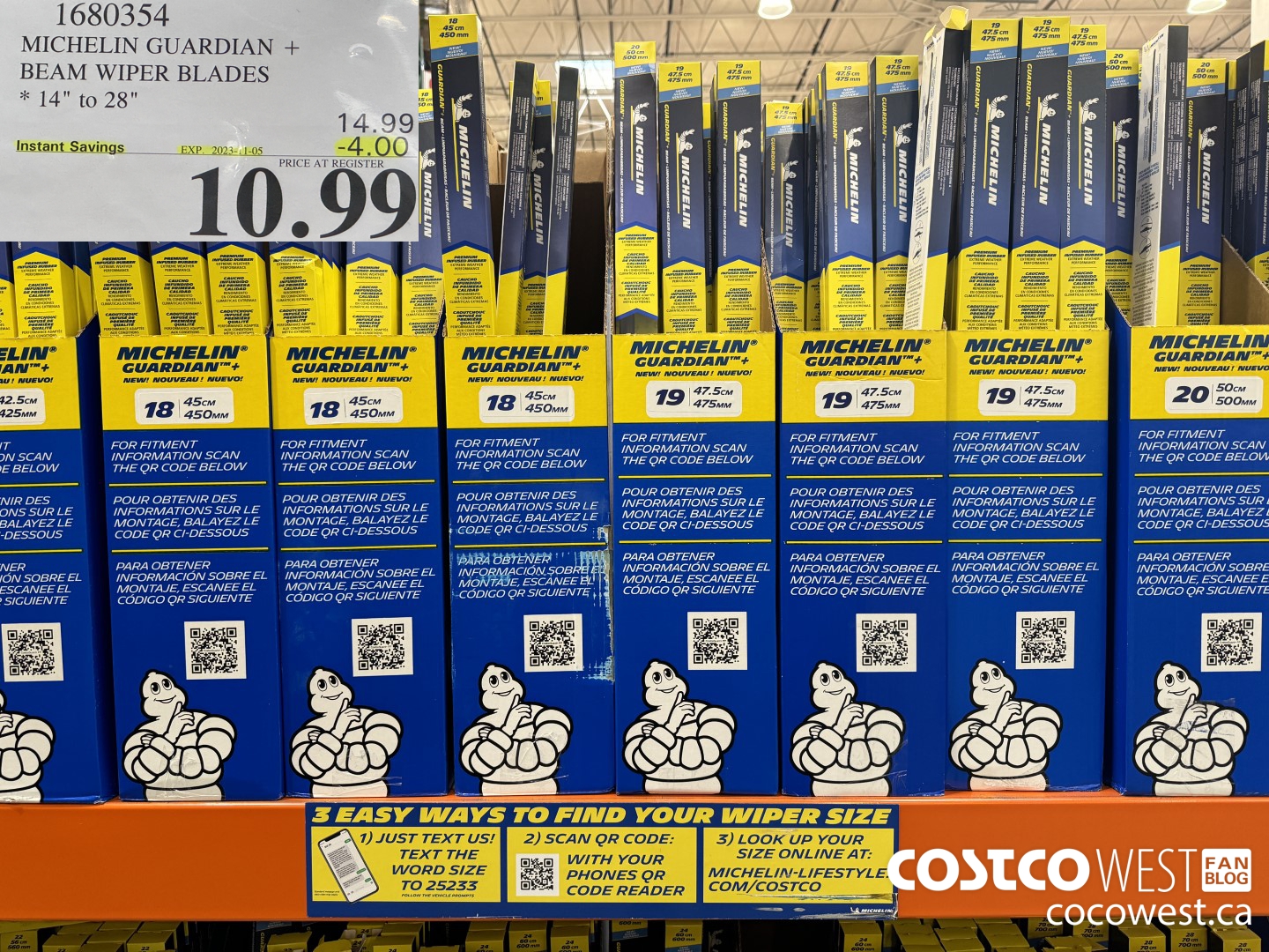 1680354 MICHELIN GUARDIAN + BEAM WIPER BLADES 14