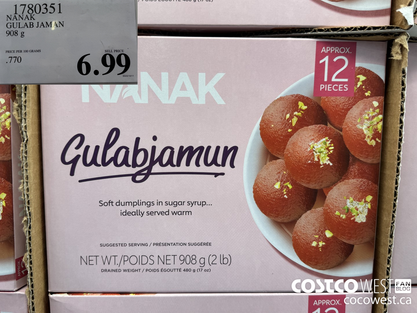 1780351 NANAK GULAB JAMAN 908G $6.99