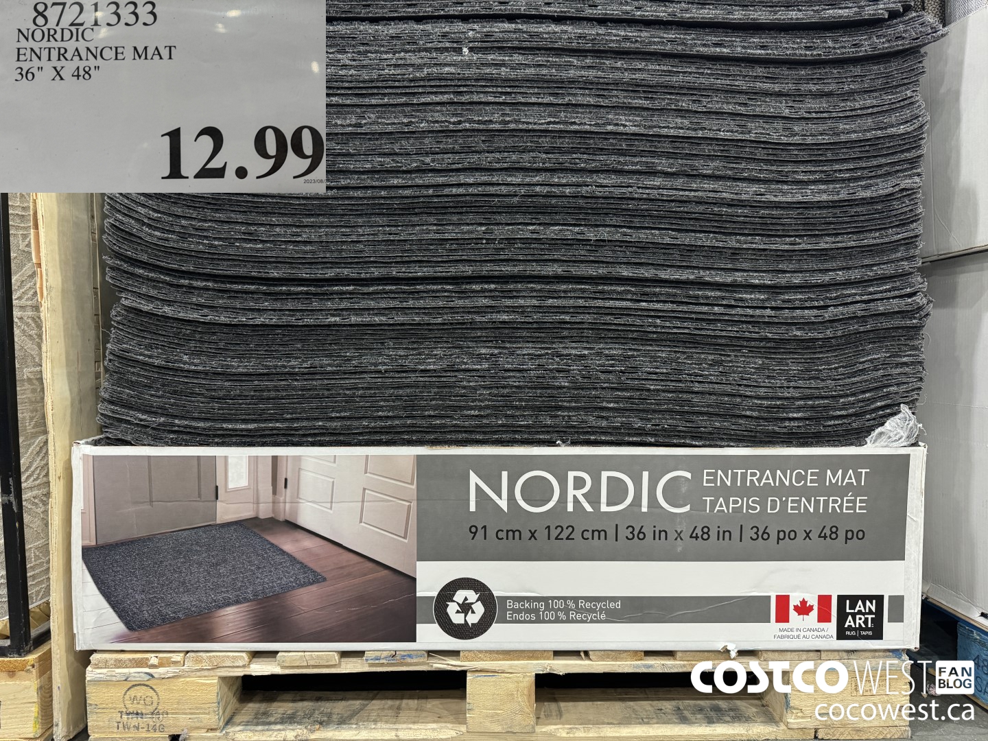 Costco Fall 2023 Superpost The Entire Bedding Linens Floor   NORDIC ENTRANCE MAT 36 X 48 20231016 141250 