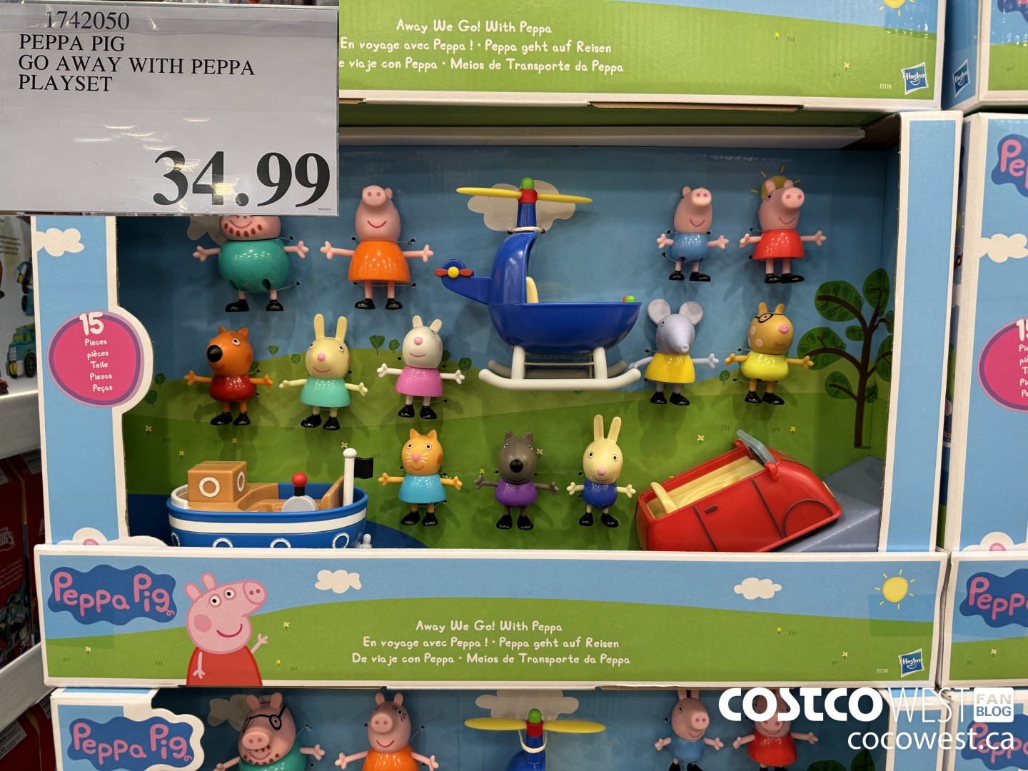 1742050 PEPPA PIG GO AWAY WITH PEPPA PLAYSET $34.99