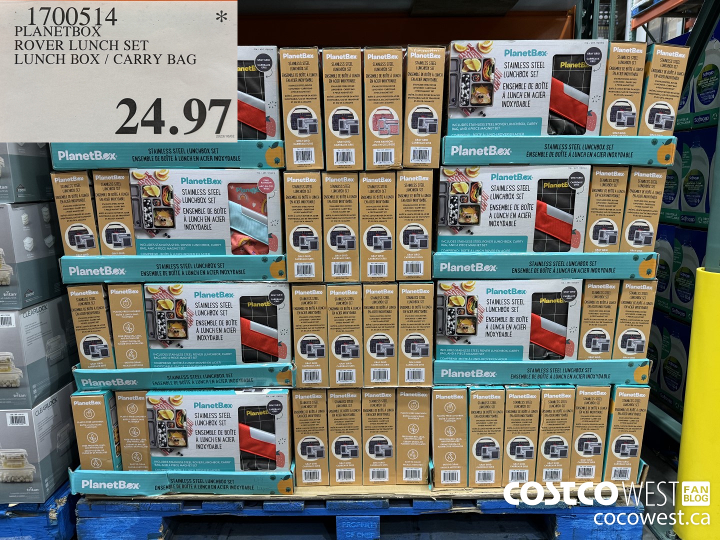 1700514 PLANETBOX ROVER LUNCH SET LUNCH BOX / CARRY BAG $24.97