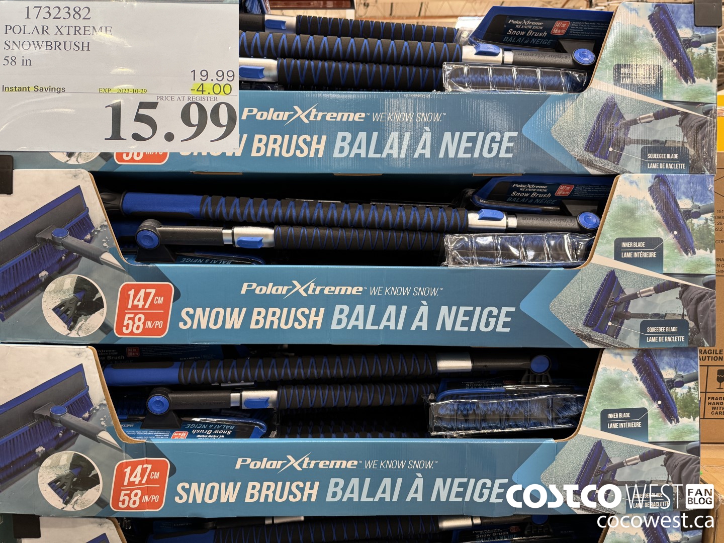 1732382 POLAR XTREME SNOWBRUSH 58 IN ($4.00 INSTANT SAVINGS EXPIRES ON 2023-10-29) $15.99
