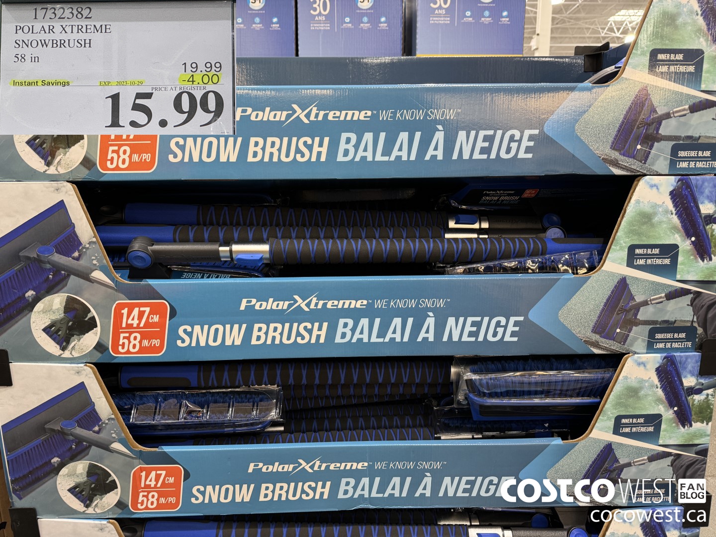 1732382 POLAR XTREME SNOWBRUSH 58 IN ($4.00 INSTANT SAVINGS EXPIRES ON 2023-10-29) $15.99