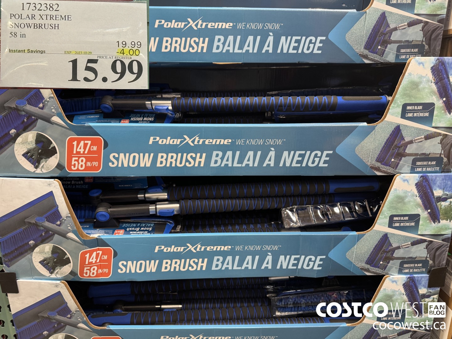 1732382 POLAR XTREME SNOWBRUSH 58 IN ($4.00 INSTANT SAVINGS EXPIRES ON 2023-10-29) $15.99