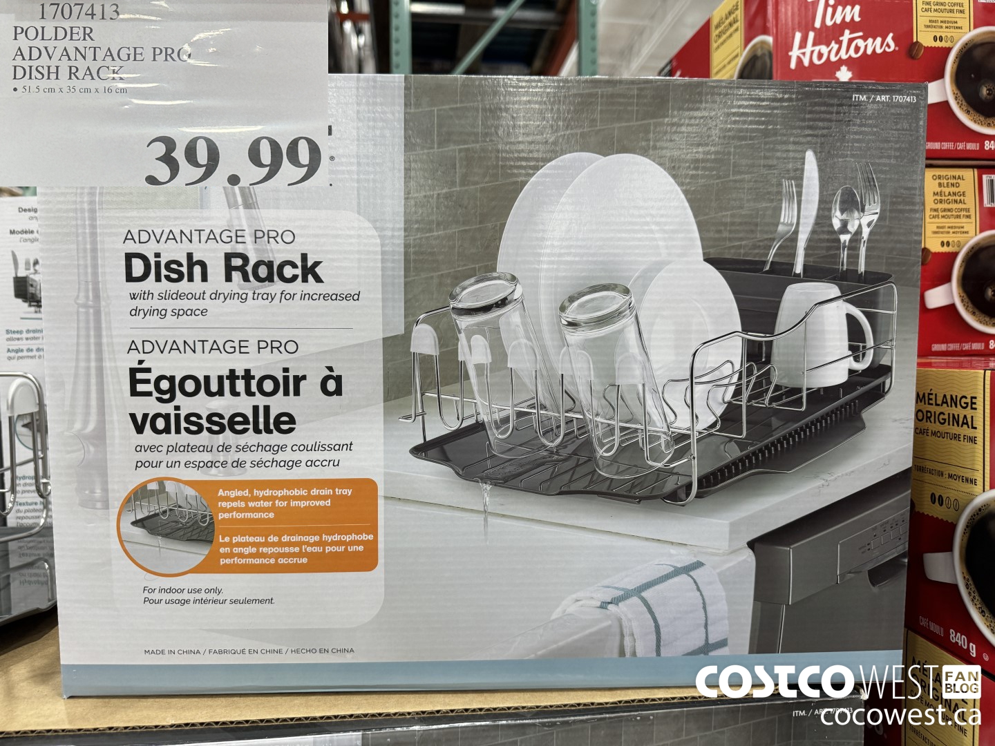 1707413 POLDER ADVANTAGE PRO DISH RACK $39.99